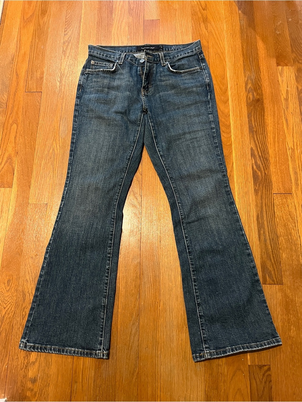 Calvin Klein Dark Blue Flare Jeans
